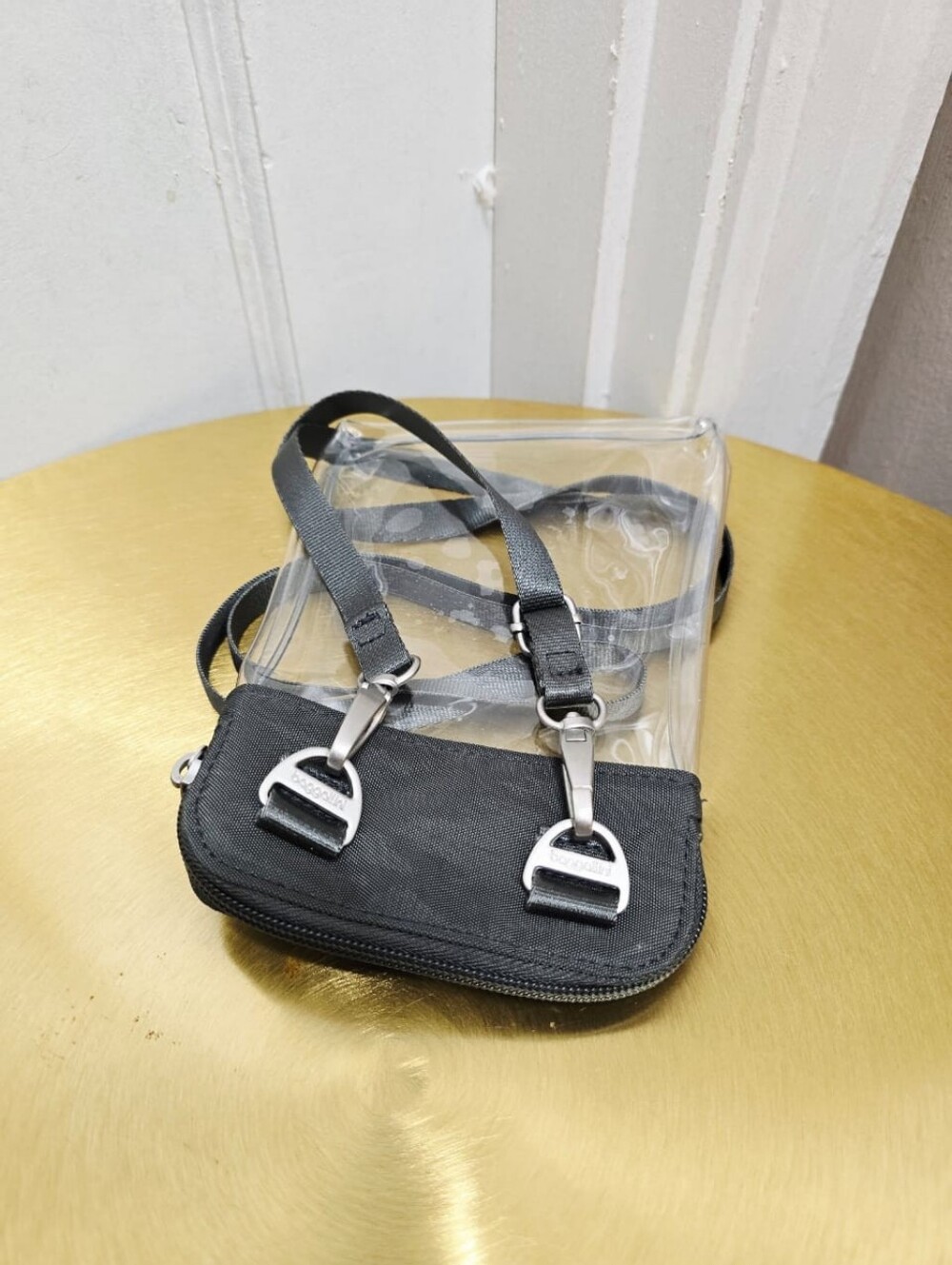 Clear Stadium Explorer Crossbody Bag in Black - Picture 6 of 7